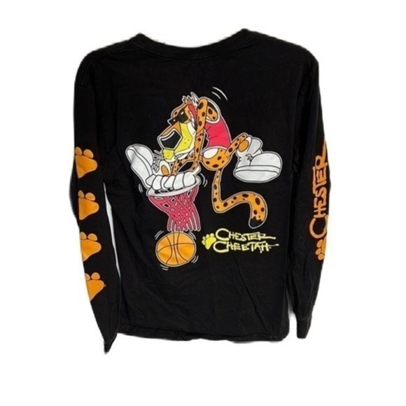 Cheetos Food Chester Cheetah Basketball Long-Sleeved Shirt - Picture 2 of 4